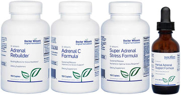 Dr. Wilson's Adrenal Fatigue Protocol kit for Stress and Adrenal Suppo2.16 Pounds