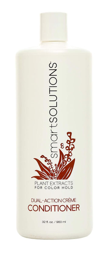 smartSOLUTIONS Dual-Action Creme Conditioner | Sulfate, Paraben & Sodium Chloride Free | Color Safe & Chemically Treated Hair Safe… (32  )