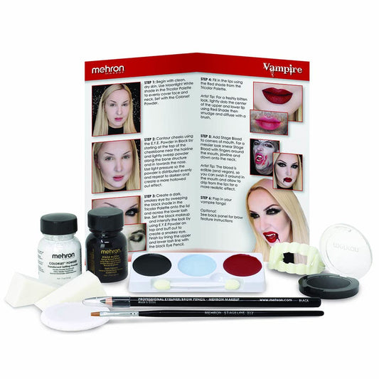 Mehron Makeup All-Inclusive Makeup Kit (Vampire)