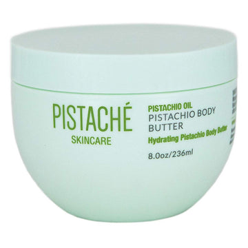 Pistaché Skincare Pistachio Oil Whipped Body Butter Cream Moisturizer (a.k.a The Boyfriend Body Butter) + Hydrates Dry Skin and Nourishes + Vitamin E + Antioxidant Protection, 8.0