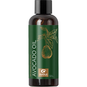 Avocado Oil for Hair Skin and Nails - Avocado Carrier Oil for Essential Oils Mixing Body Moisturizer for Face and Anti Aging Skin Care plus Hair Care Treatment for Voluminous Hair and Hydrated Skin