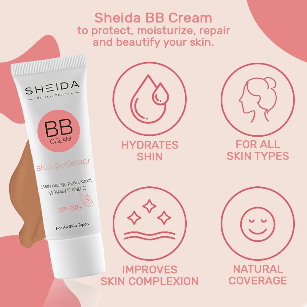 SHEIDA BB CREAM 50 ML, SPF 30 UVA+UVB Protected skin perfect
