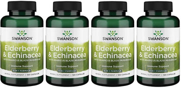 Swanson Elderberry Agaricus Echinacea Immune Support Health Formula Ag