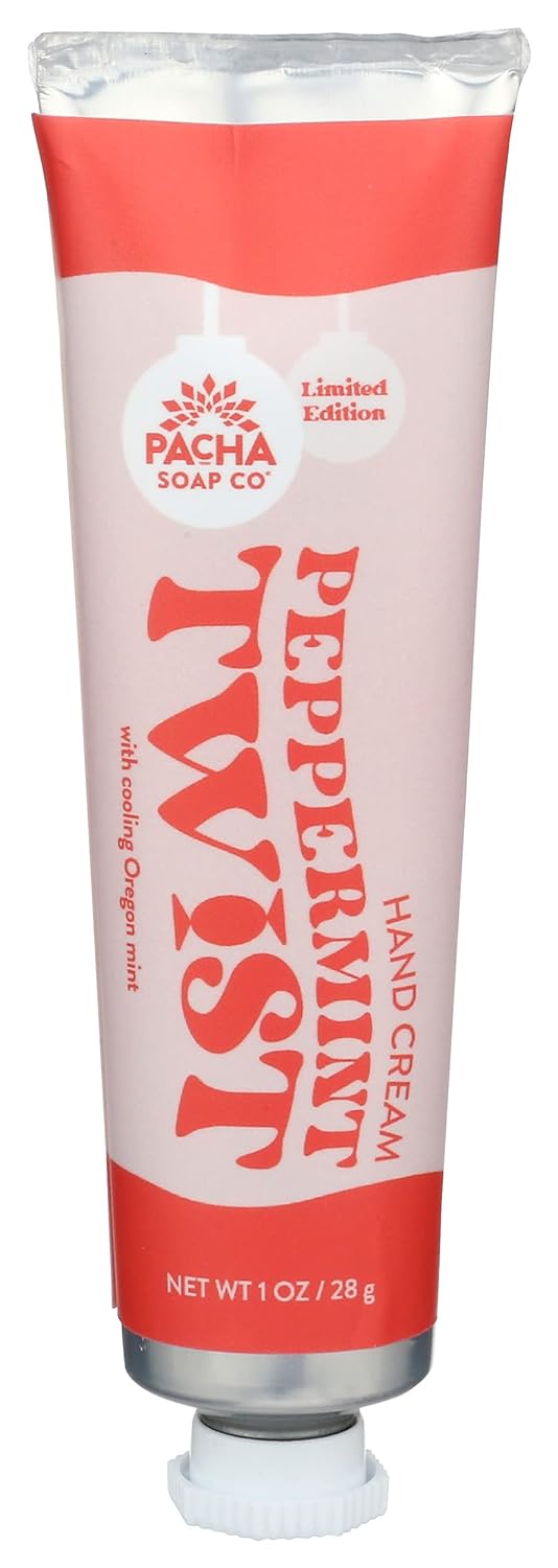 PACHA SOAP Peppermint Twist Hand Cream, 1