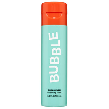 Bubble Skincare Break Even pH Balancing Toner for Oily Skin - Niacinamide + Green Tea Toner - Soothe Skin and Promote Even Texture Through Plant-Based, Exfoliating Skincare (100)
