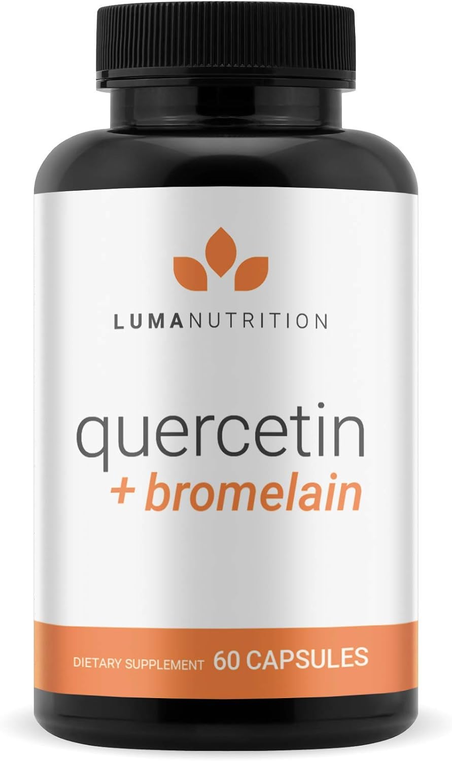 Luma Nutrition Quercetin 500mg - Quercetin with Bromelain - Powerful Q