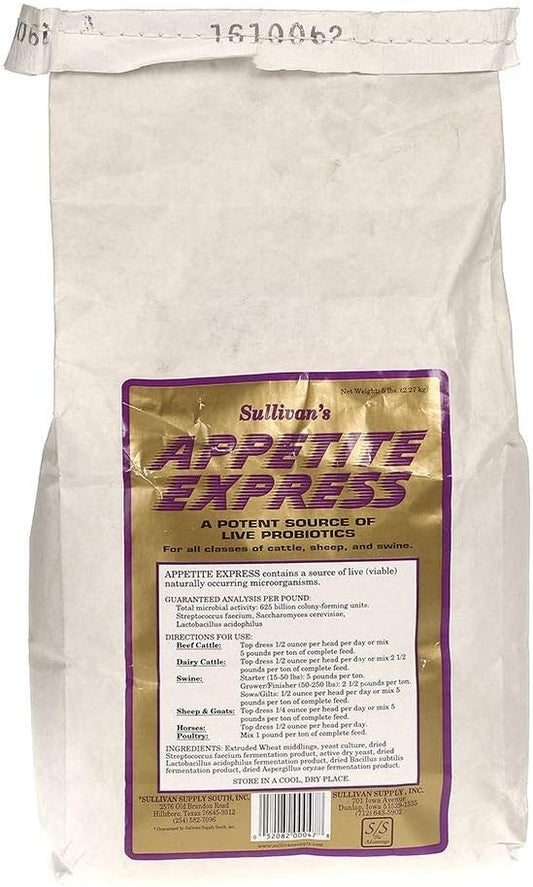  Sullivan Supply Appetite Express Probiotic Granules 5lb 5lb