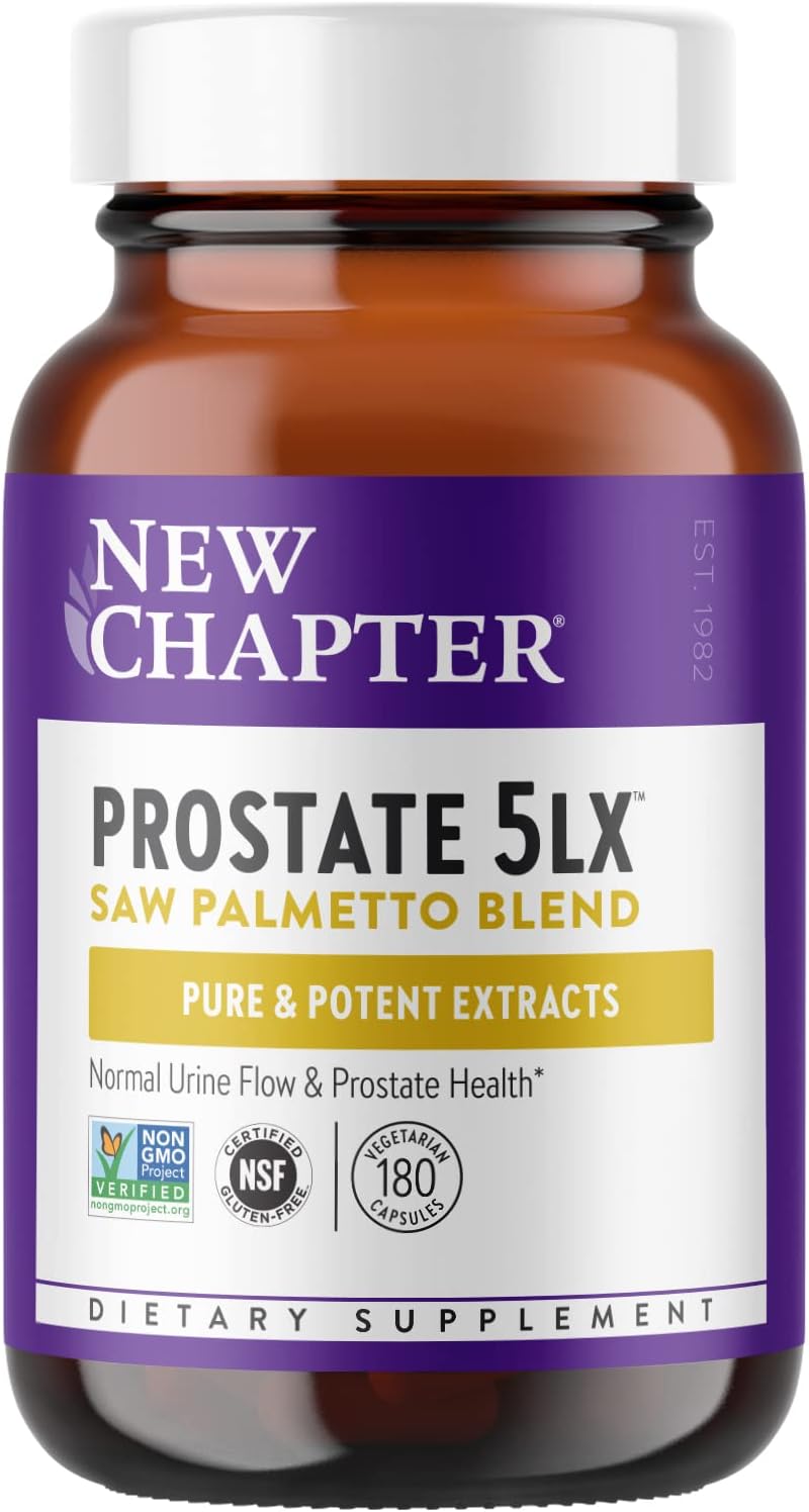 New Chapter Prostate Supplement - Prostate 5LX? with Clinical Strength