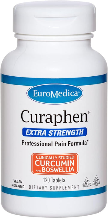 Euromedica Curaphen Extra Strength - 120 Tabs - Ultra Potent Curcumin