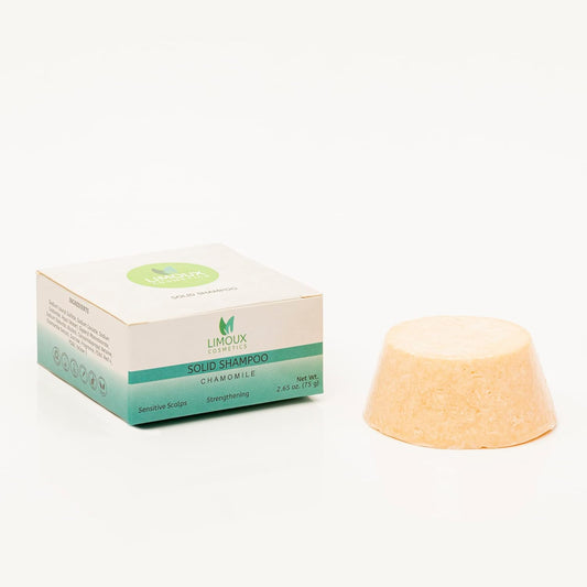Limoux Cosmetics Solid Shampoo bar - All hair types - Moisturizing, brightening and strengthening - ideal senstive scalps -2.65 - Paraben Free, Cruelty free, Vegan, Zero waste, up to 60 uses