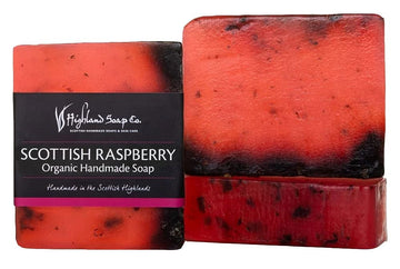 The Highland Soap Company, Organic Handmade Soap, 5.3 (Wild Scottish Raspberry)