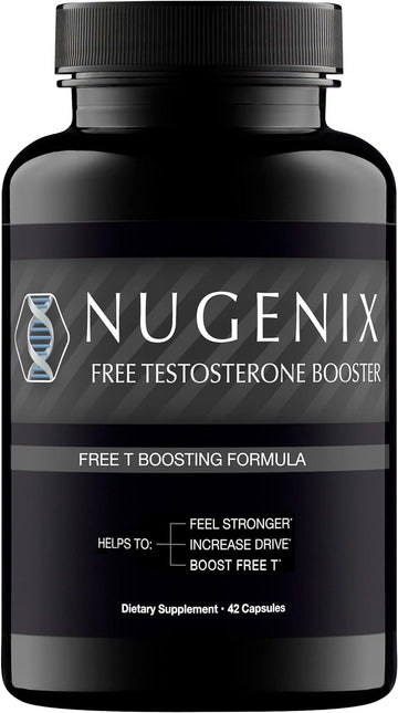 Nugenix Free Testosterone Booster Supplement for Men, 42 Count