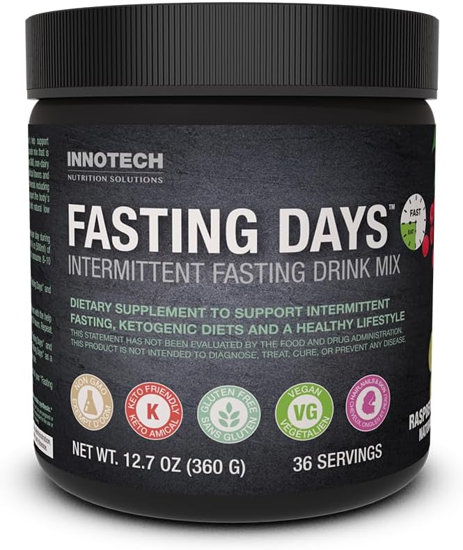 INNOTECH Nutrition: Fasting Days Intermittent Fasting Drink Mix - Rasp