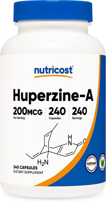 Nutricost Huperzine A Capsules 200mcg, 240 Capsules - Non-GMO, Vegetarian Friendly