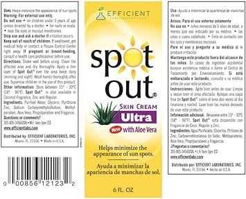 Spot Out Ultra 6oz - Sunspot Skin Treatment Lotion