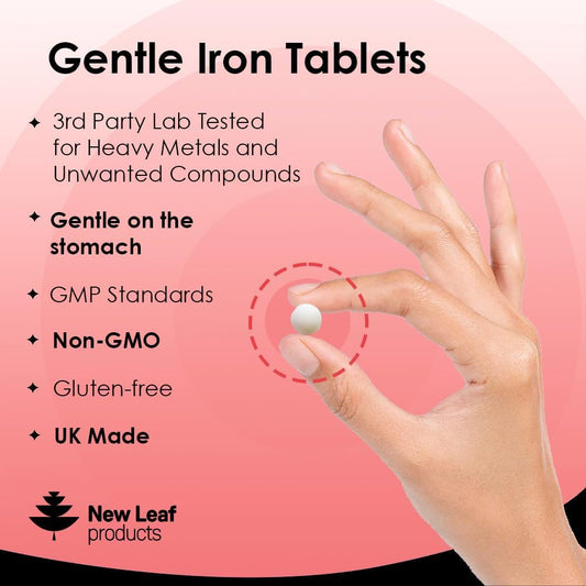 Gentle Iron Tablets 15mg High Strength (1 Year Supply) Ferrous Fumarat0.01 Grams