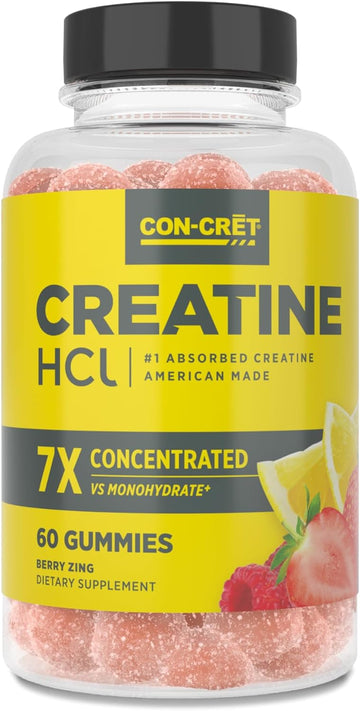 CON-CR?T Creatine Gummies - Concentrated Creatine HCl - 30 S