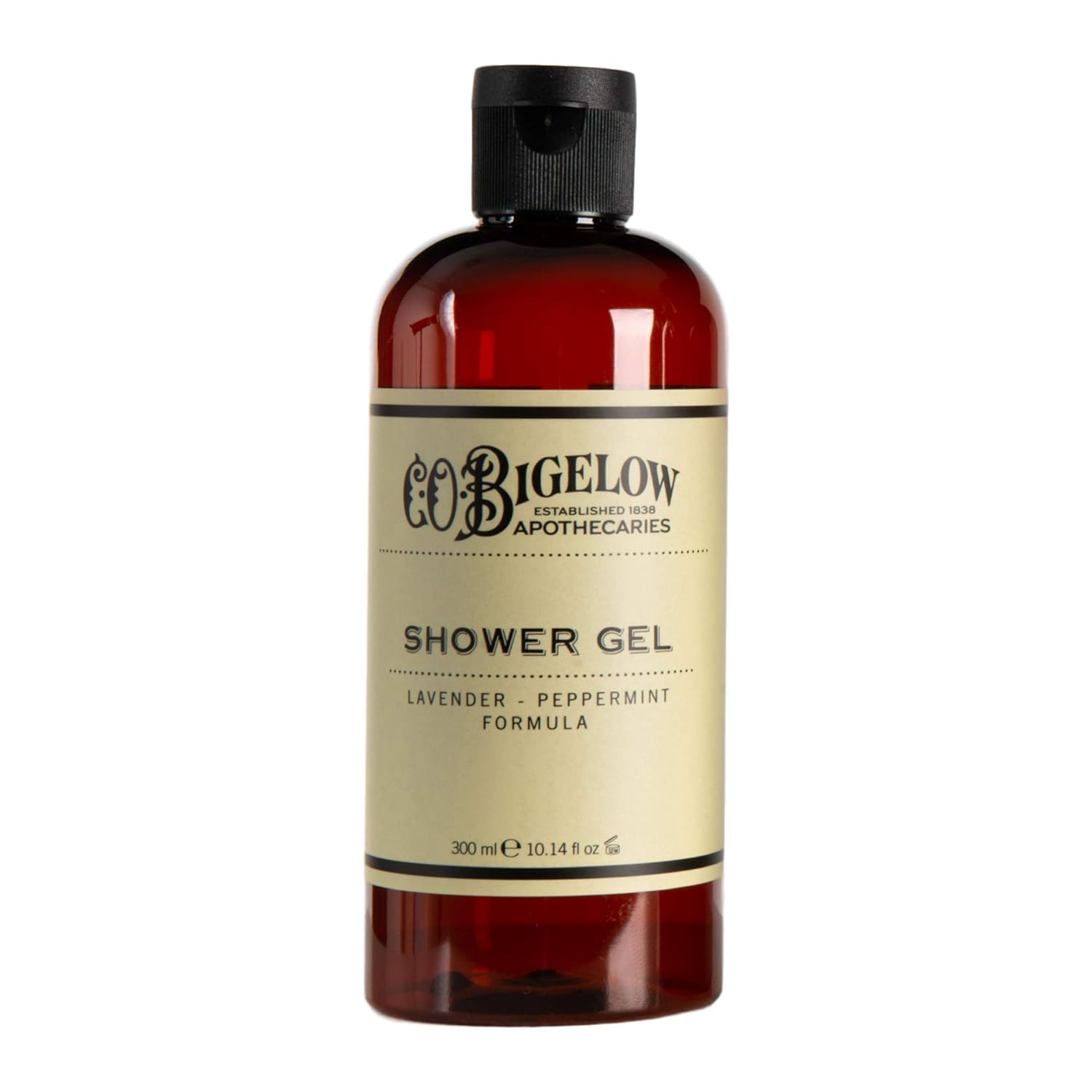 C.O. Bigelow Shower Gel, Lavender Peppermint Body Wash for Women & Men, Skin Soothing Body Cleanser - 10.14