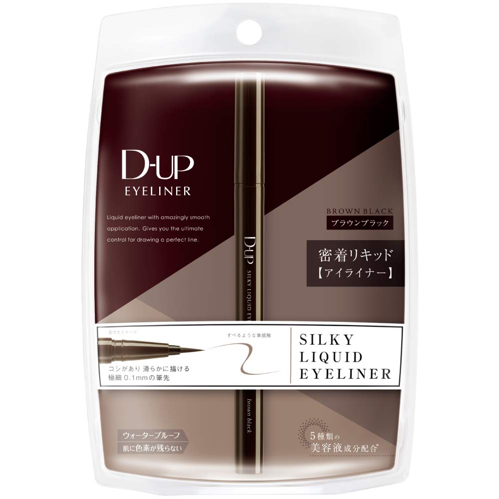 D-UP (D-Up) Silky Liquid Eyeliner WP Brown Black