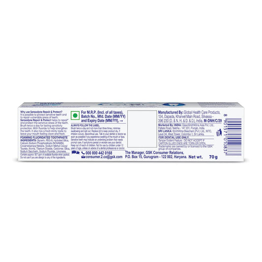 Sensodyne Repair Protect Toothpaste with uoride 70 gm - Pack of 1