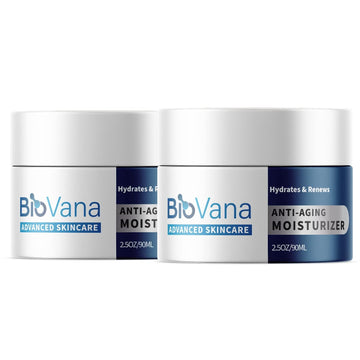 BioVana Advanced Skincare Anti-Aging Moisturizer (2 Pack)