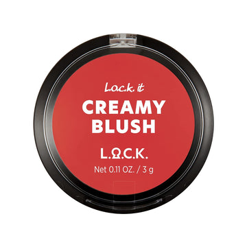L.O.C.K. Color Creamy Blush [02 Coral Pink], Cream Blusher Cheek makeup Lock color