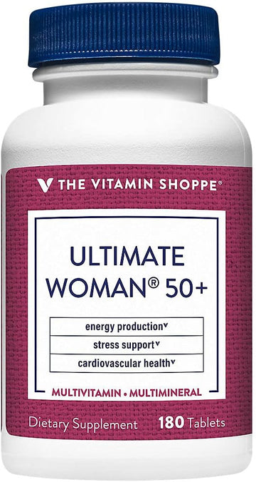 The Vitamin Shoppe Ultimate Woman 50+ Multivitamin (180 Tablets)