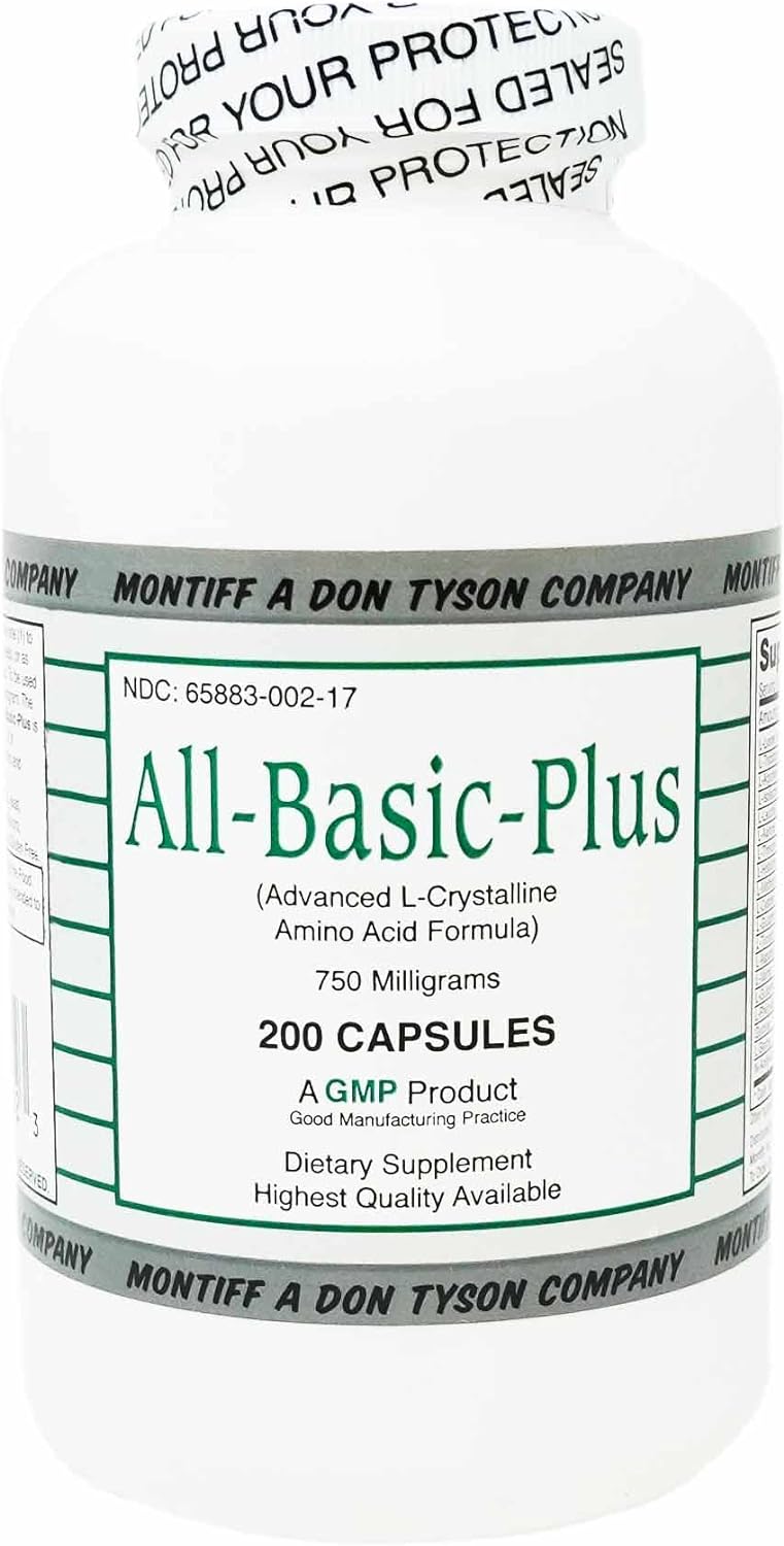 Montiff All Basic Plus Advanced Amino Acid Formula 200 Capsules