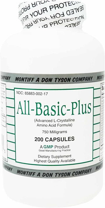 Montiff All Basic Plus Advanced Amino Acid Formula 200 Capsules