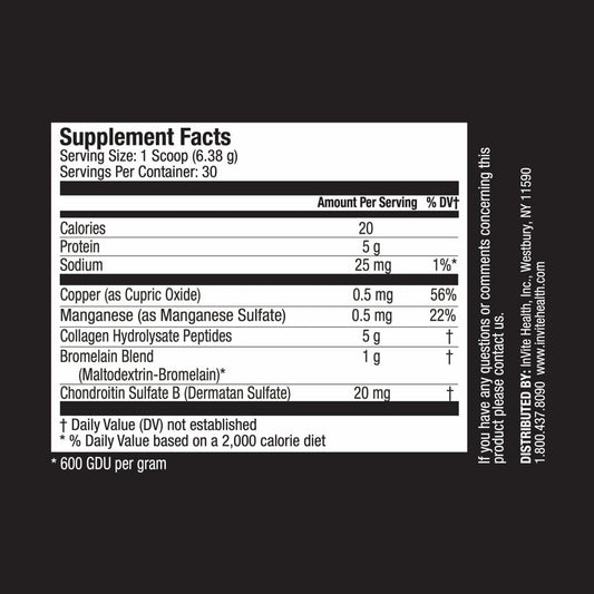 Invite Health Flex Hx- Supports Joint Health - Contains Collagen Hydr