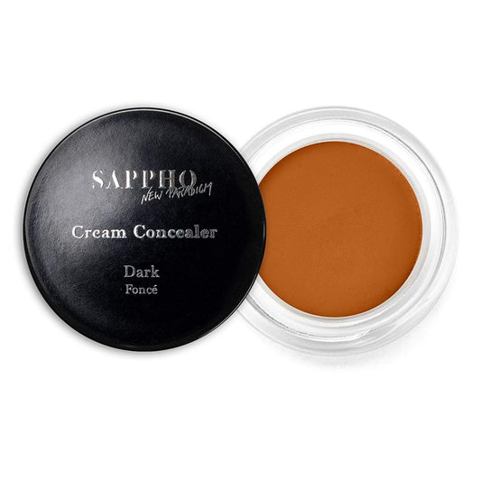 SAPPHO New Paradigm - Organic Cream Concealer | Clean, Vegan, Cruelty-Free Makeup (5 - Dark)