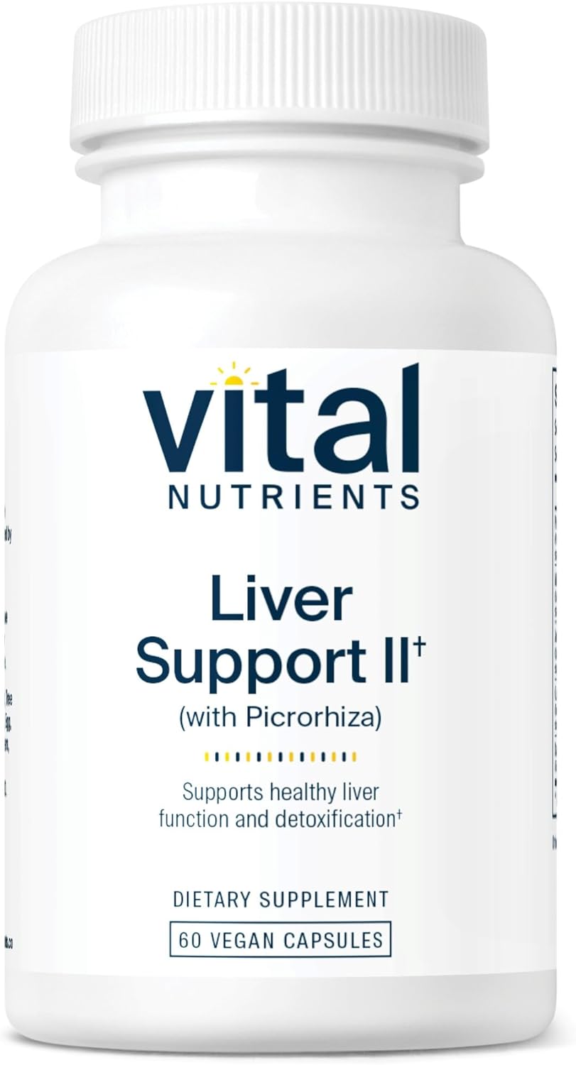Vital Nutrients Liver Support II with Picrorhiza, Milk Thistle and Cur