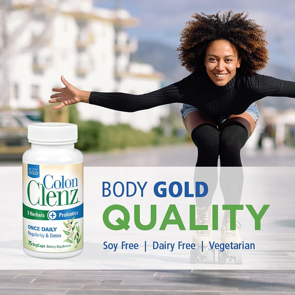  Body Gold Colon Clenz Regularity & Detox Formula | Once Dai
