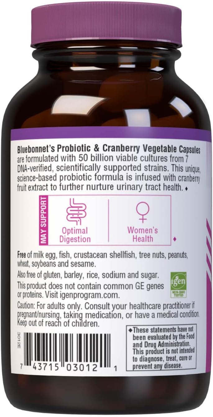 Bluebonnet Nutrition Advanced Choice Ladies' Single Daily Probiotic 50
