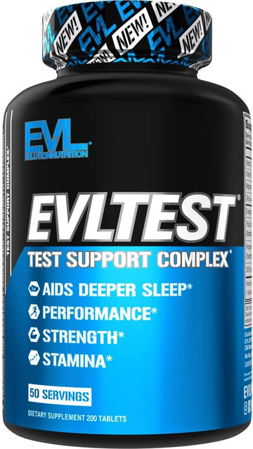 EVL Testosterone Booster for Men - Post Workout Recovery Testosterone Support Supplement for Men with DIM Plus D Asparti