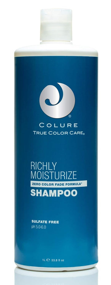 COLURE Richly Moisturize Shampoo perfectly rehydrates and replenishes dry tresses while providing maximum color protection