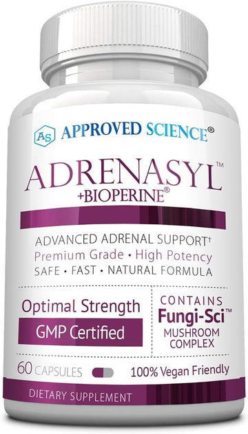 Approved Science? Adrenasyl?? - Adrenal Gland Support - 60 Count - 1 P3.84 Ounces