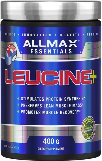 ALLMAX LEUCINE - 400 g - Stimulates Protein Synthesis, Preserves Lean