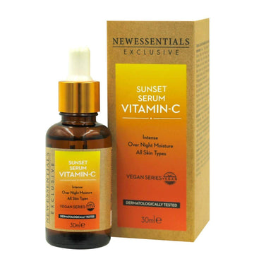 NewEssentials Vitamin C Serum for Face, Anti Aging Face Serum, Moisturizer with Hyaluronic Acid, 1