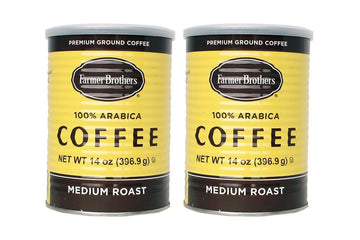 Farmer Brothers 100% Arabica Medium Roast Ground Coffee - Rainforest Alliance Certified (2-Pack)