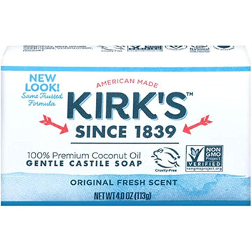 Kirk's Castile: Coco Castile Bar Soap, Original 4  (2 pack)