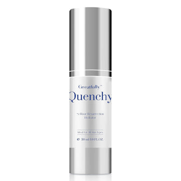 Greatfully Quenchy Face Moisturizer with Hyper Hyaluronic Acid Matrix, Polyglutamic Acid, Rice Bran Oil & Meadowfoam Seed oil - Deep Hydrating Serum Up to 72 hours, Boost Collagen and Anti Wrinkle