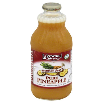 Lakewood Juice Pure Pineapple 32.0 FO(Pack of 2)