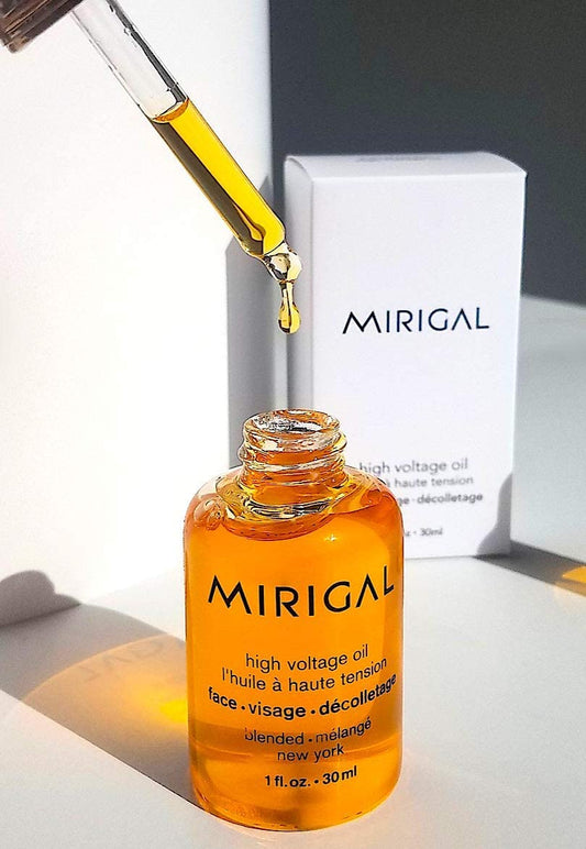 MIRIGAL High Voltage Oil | Anti Aging Facial Serum Restorative Hydrating for Wrinkles, Fine Lines, Dark Spots | Infused with Vitamin C, A, E, Jojoba, Camilla, Rose Hip Oil Dry Skin Moisturizer 30ml