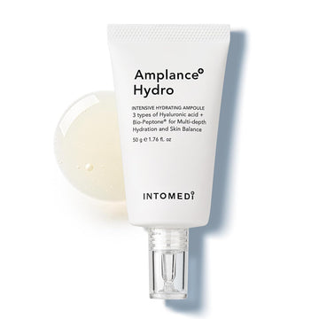 INTOMEDI Hydro Ampoule - Skin Barrier Protection, Face Serum Hydrating & Anti-aging with Hyaluronic Acid, Vitamin C, Adenosine