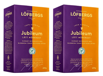 LÖFBERGS JUBILEUM Roast Level 3/5, Ground, (Pack of 2)