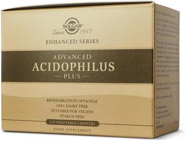 Solgar Advanced Acidophilus Plus, 120 Vegetable Capsules - Supports He4.59 Ounces