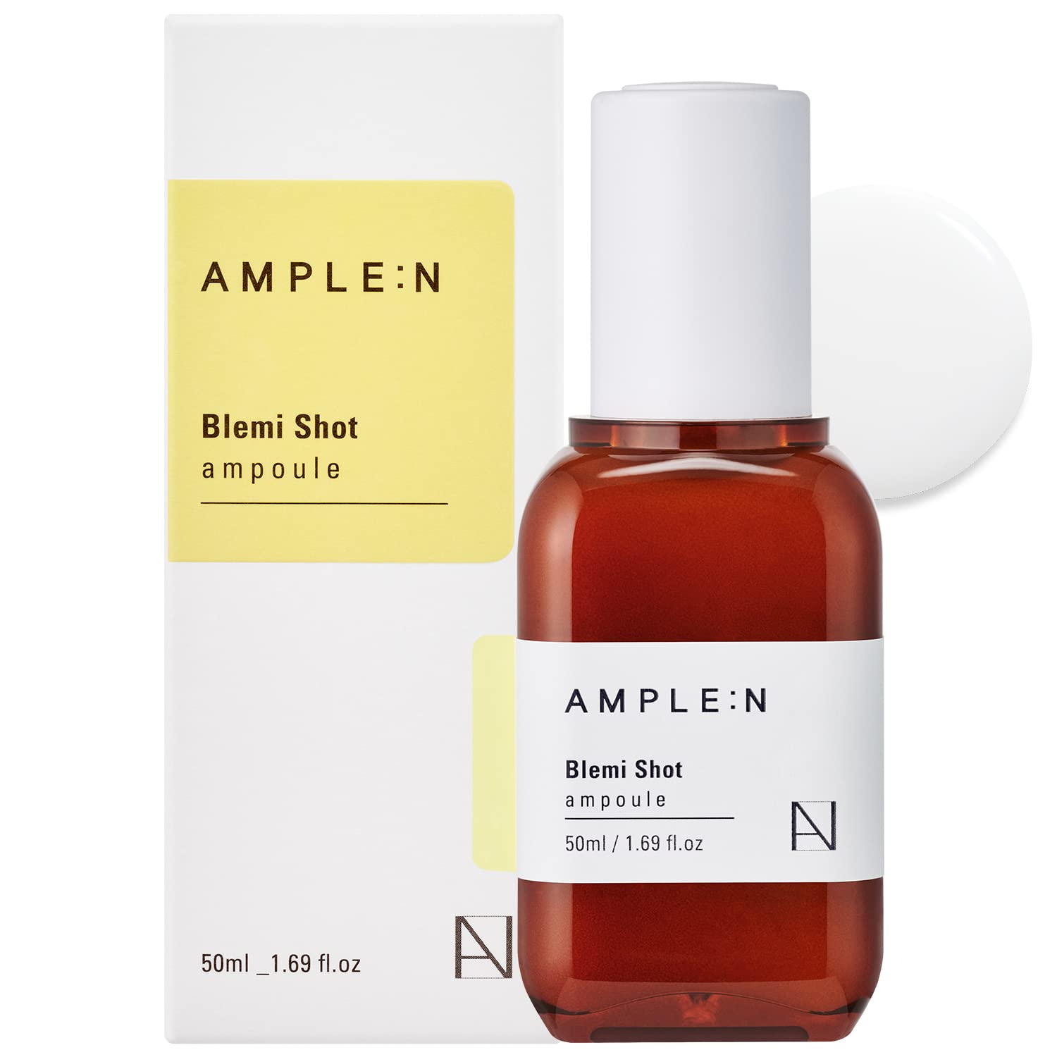 AMPLE:N Blemi Shot Ampoule – 7 Days Dark Spot Corrector Remover Serum for Face – F or a Brighter & Appearance – Diminishes Dark Spots & Visibly Firms – Niacinamide & Vitamin C, 1.69 .