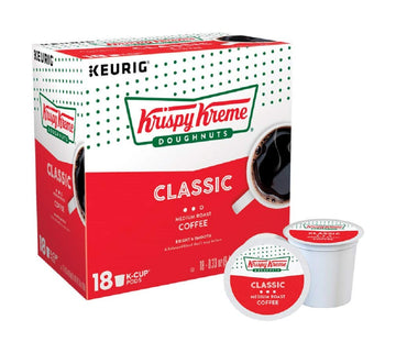 Keurig Krispy Kreme Doughnuts, Classic (18 K-CUPS)