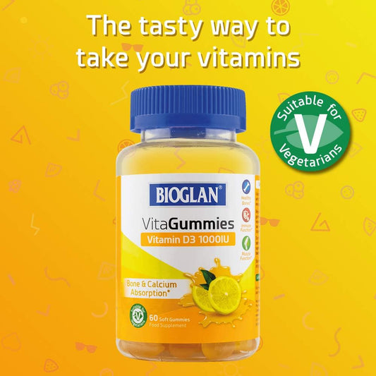 Bioglan Vitamin D3 1000Iu Vitagummies - 60 Soft Gummies

60 Grams